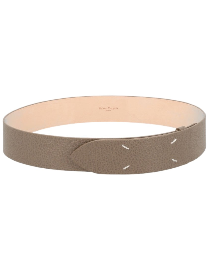 Maison Margiela Smooth Textured Bovine Leather Belt