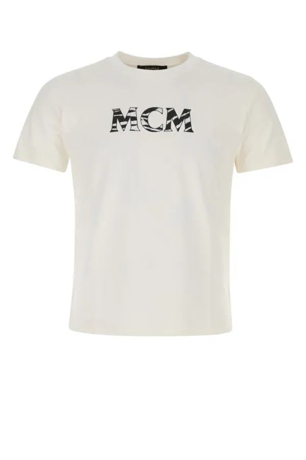 Mcm Logo-Print Cotton T-Shirt