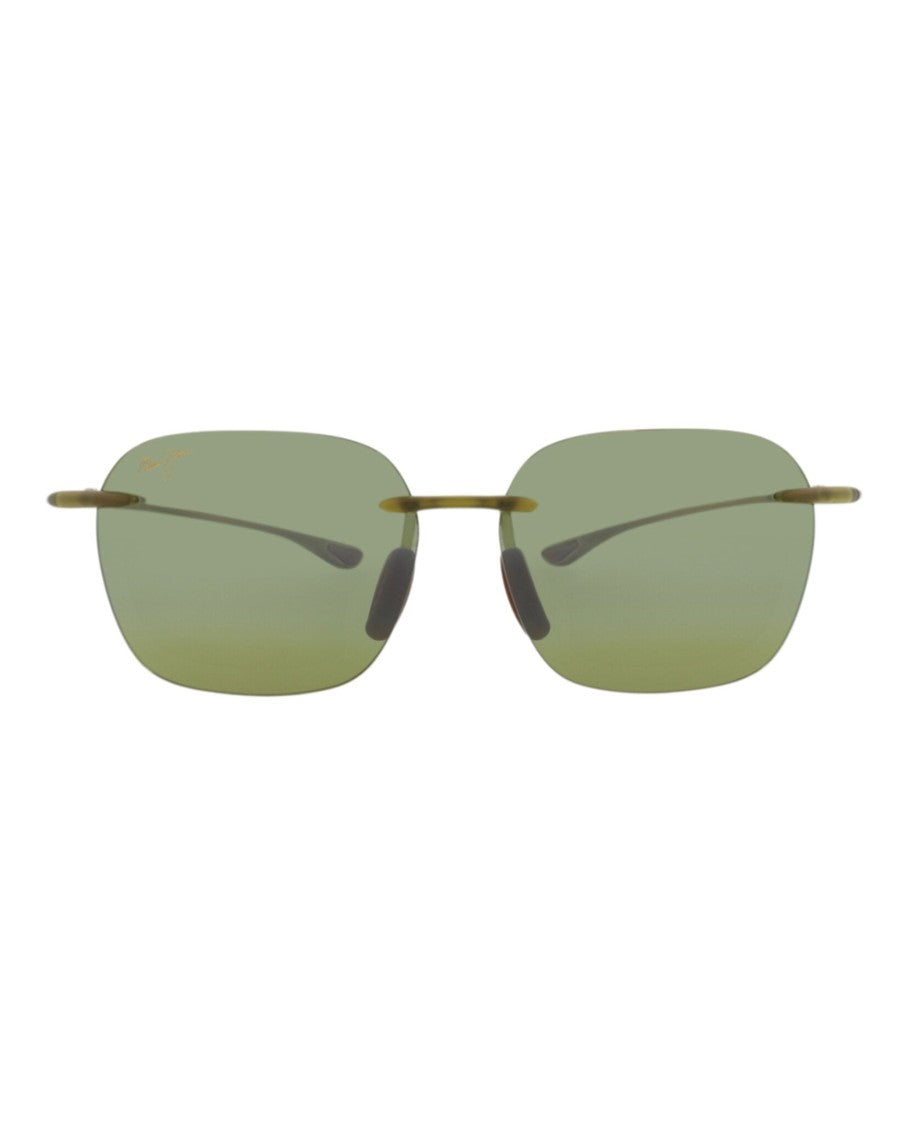Maui Jim Square-Frame Polarized Sunglasses With Adjustable Nosepads