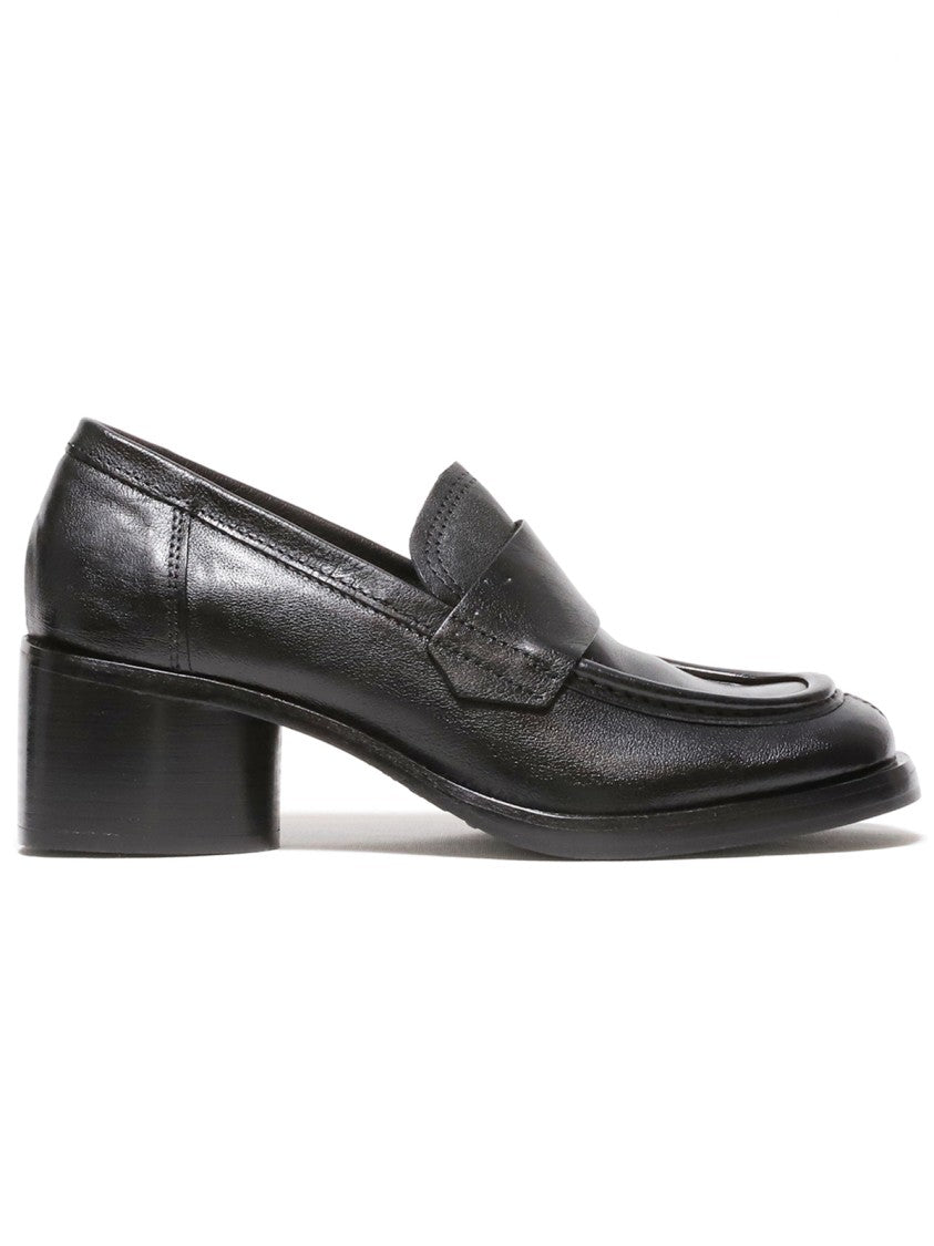 Hundred 100 Black Buffalo Leather Moccasins