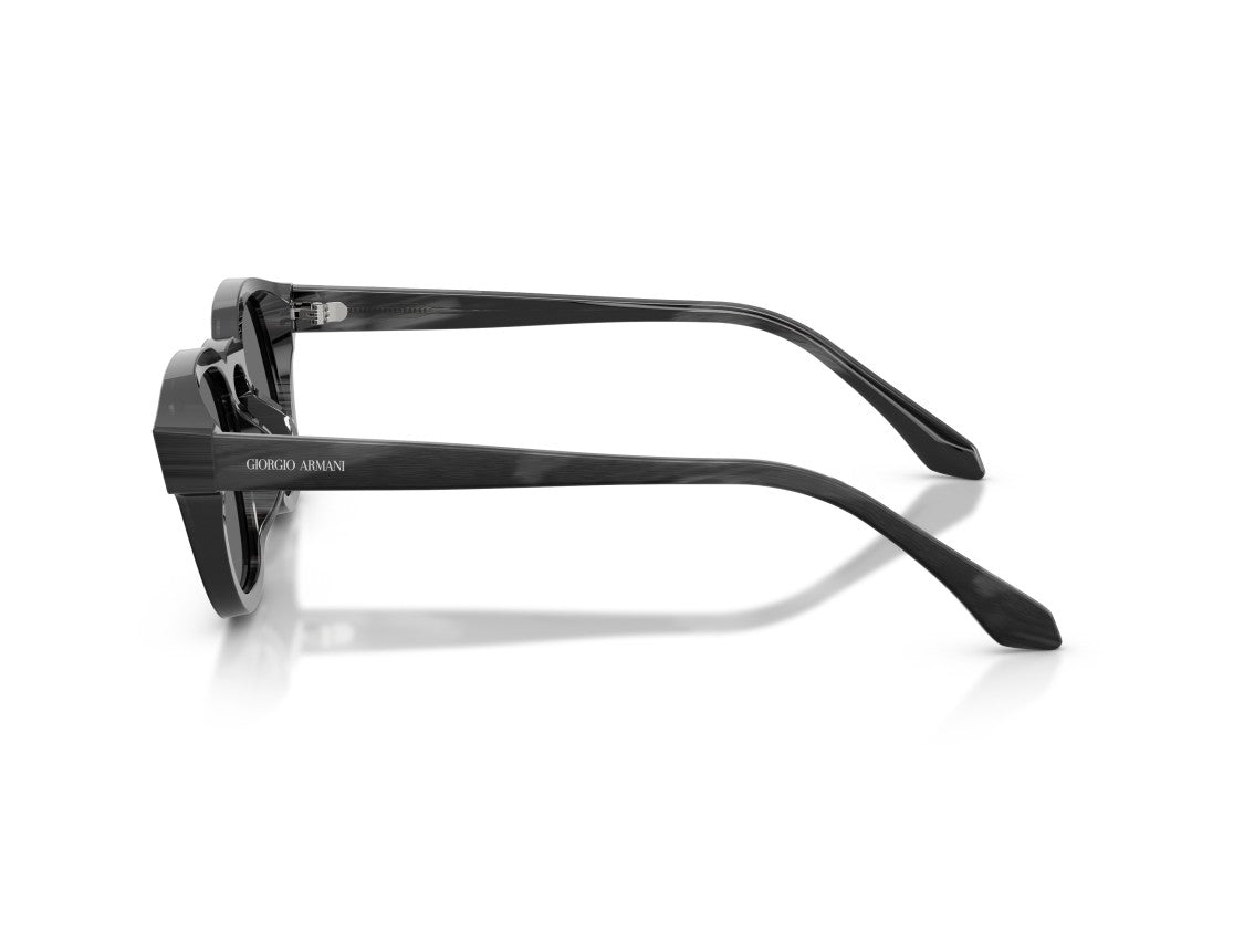Giorgio Armani 0Ar8254u Marbled Acetate Square Sunglasses