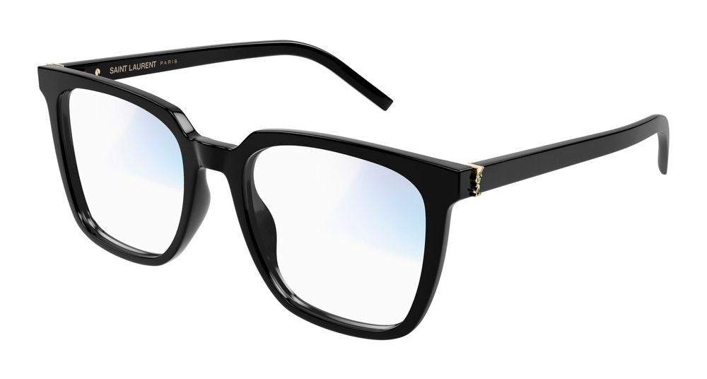 Saint Laurent Oversized Square Frame Sunglasses With Glossy Acetate Finish