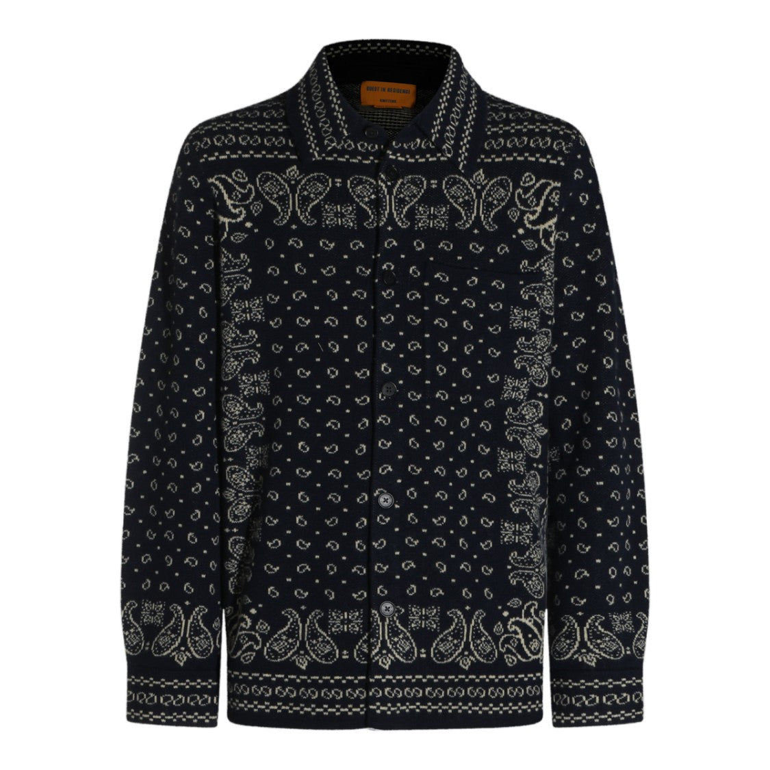 Guest In Residence Intricate Long-Sleeve Casual Shirt