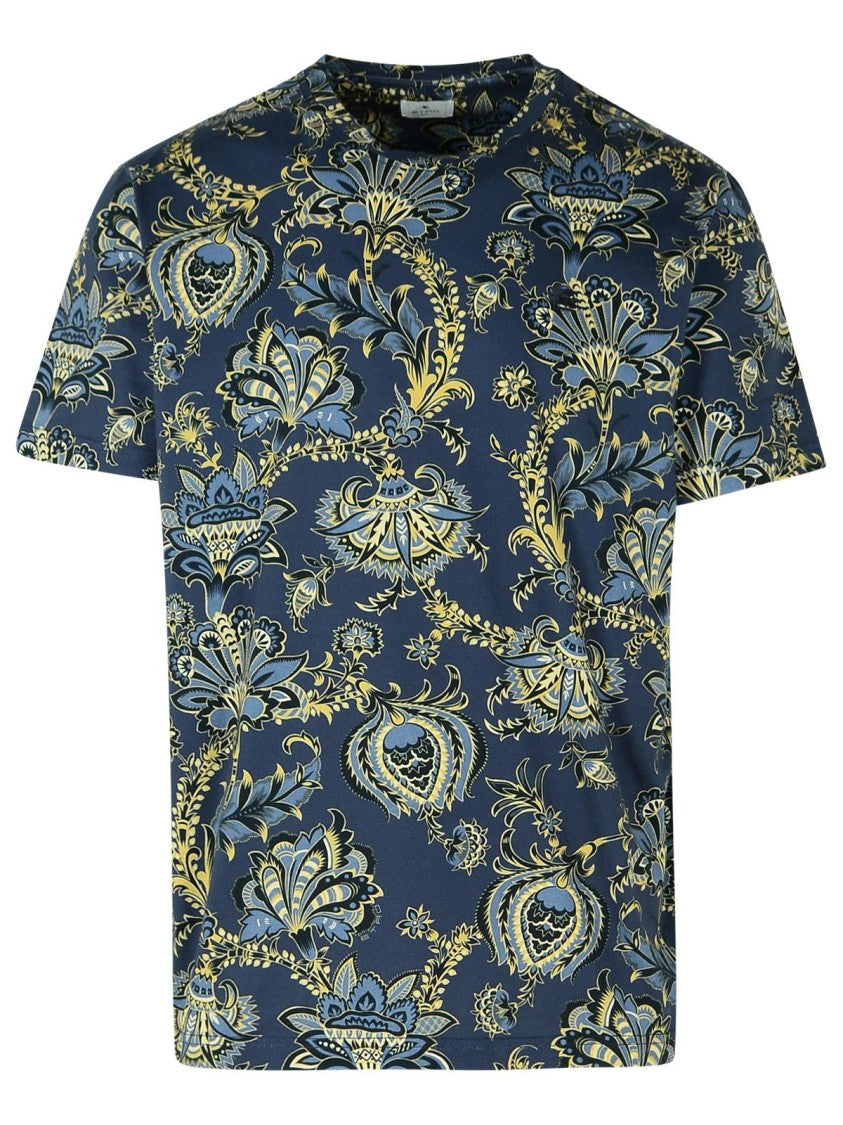 Etro Multicolor Cotton T-Shirt