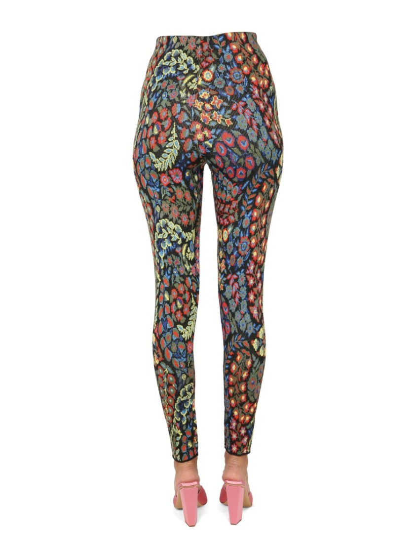 Etro Jacquard Wool Blend Top And Leggings