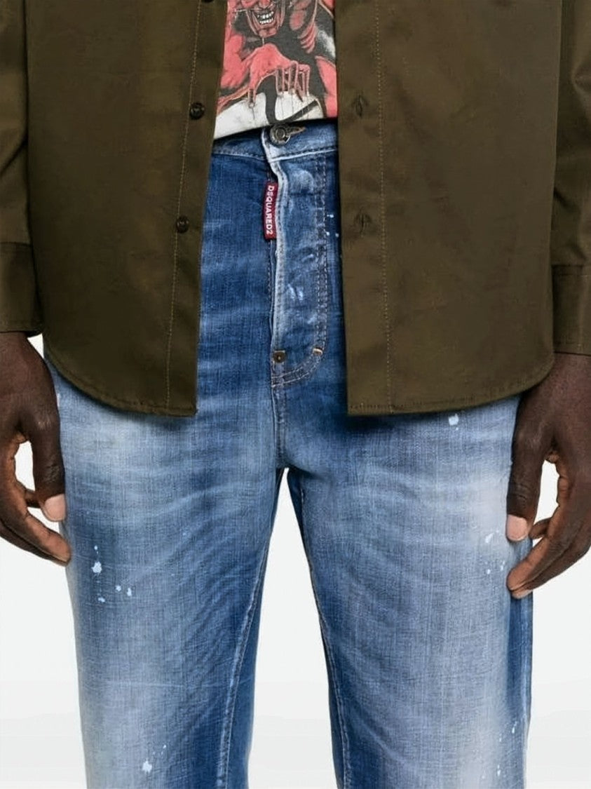 Dsquared2 Medium Blue Wash Denim Pants