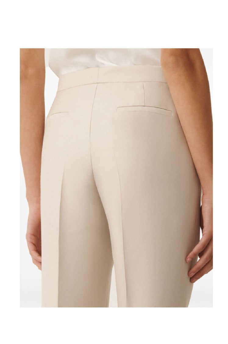 Fabiana Filippi Tailored Straight-Leg Pants With Subtle Pleats