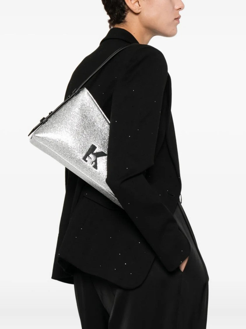 Karl Lagerfeld Structured Black Bag With Minimalist Design And Clean Lines
