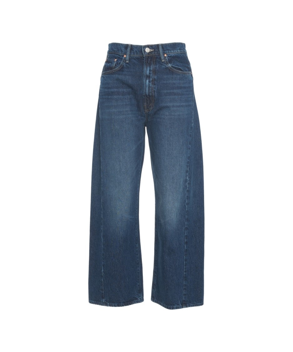 Mother High-Waist Wide Leg Trousers