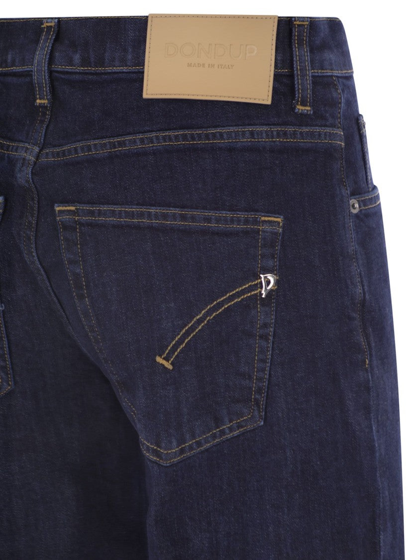 Dondup Jacklyn - Wide-Leg Stretch Denim Jeans