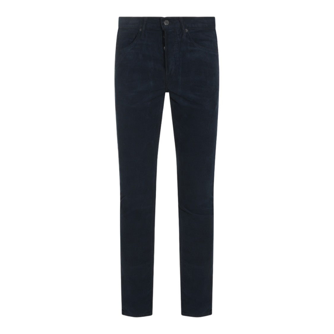 Tom Ford Dark Navy Corduroy Slim-Fit Jeans