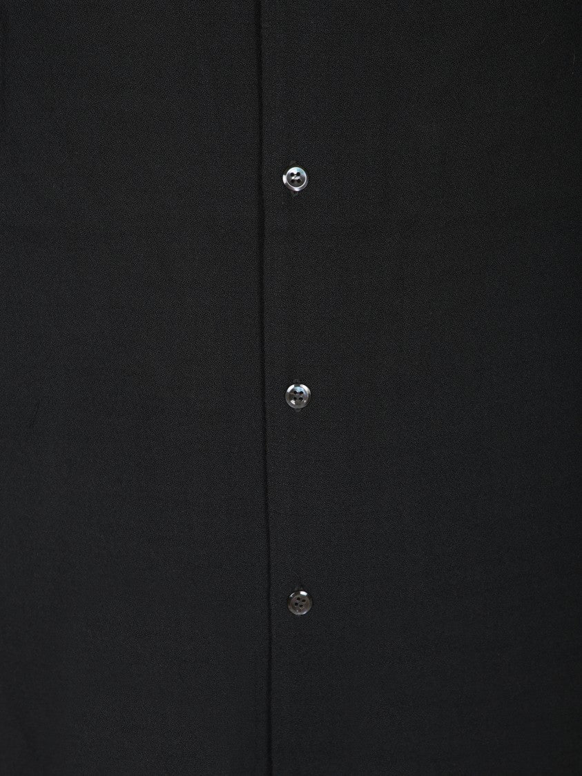 Séfr Black Crepe Shirt