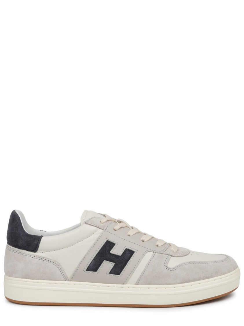 Hogan H-Tv Mutton Calfskin Panel Sneakers