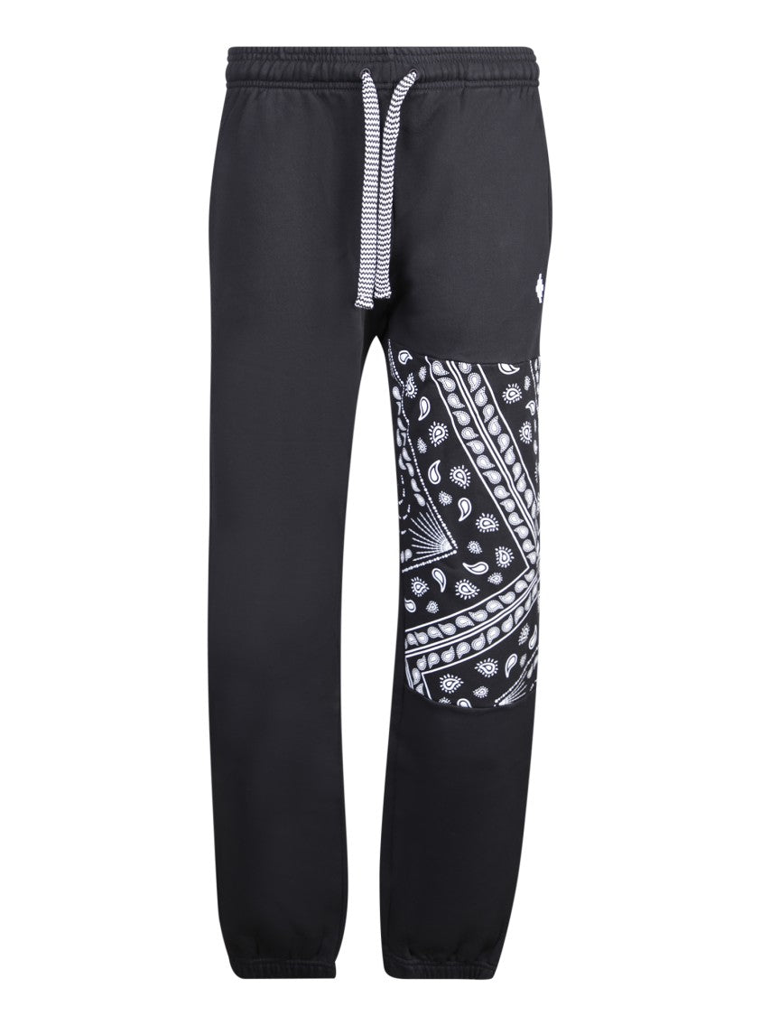 Marcelo Burlon Cotton Black Trousers