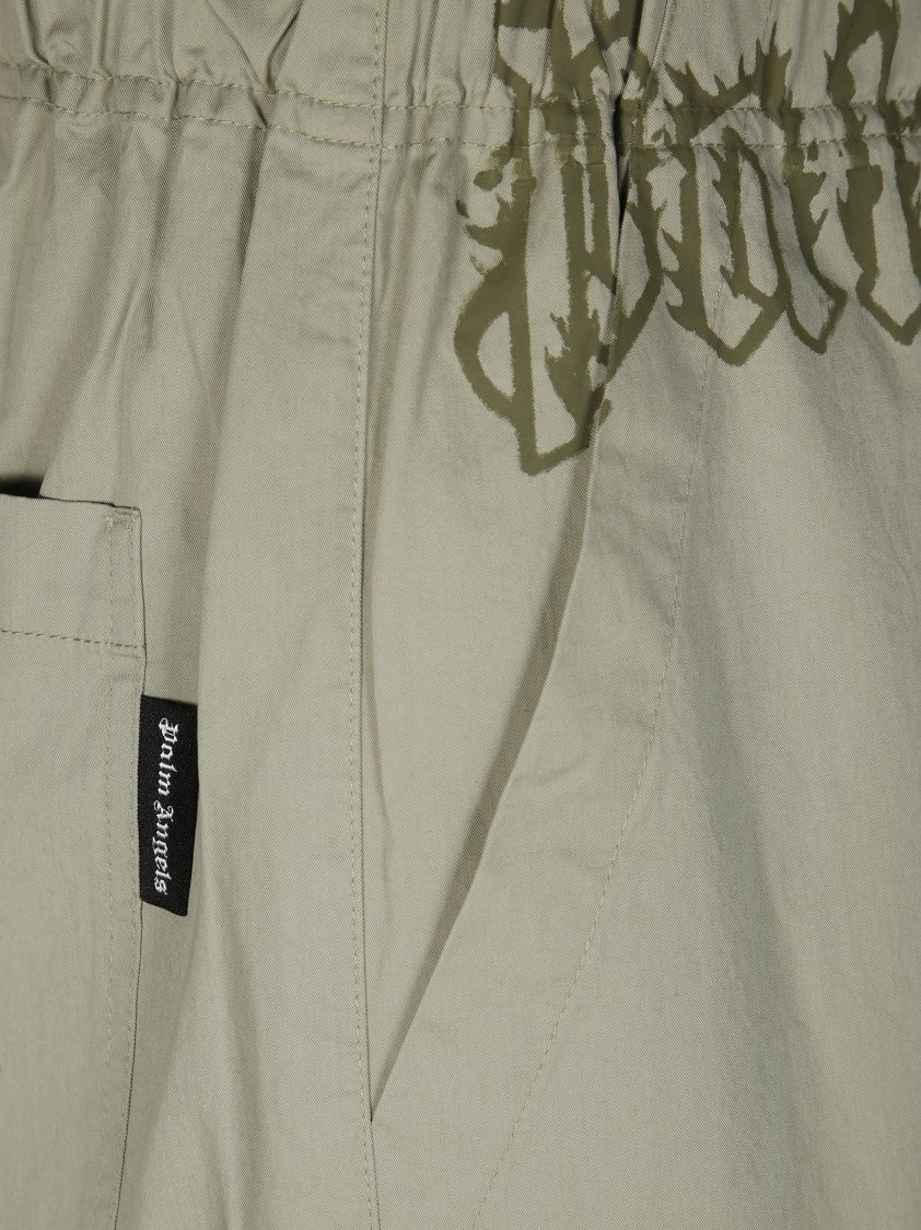 Palm Angels Loose-Fitting Pants With Logo Detail