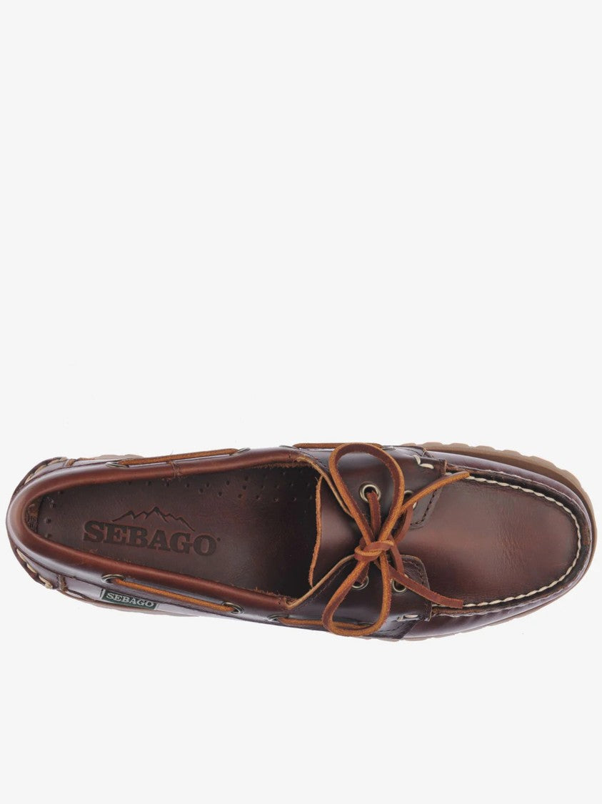 Sebago Ranger Waxy Moccasin-Inspired Flats