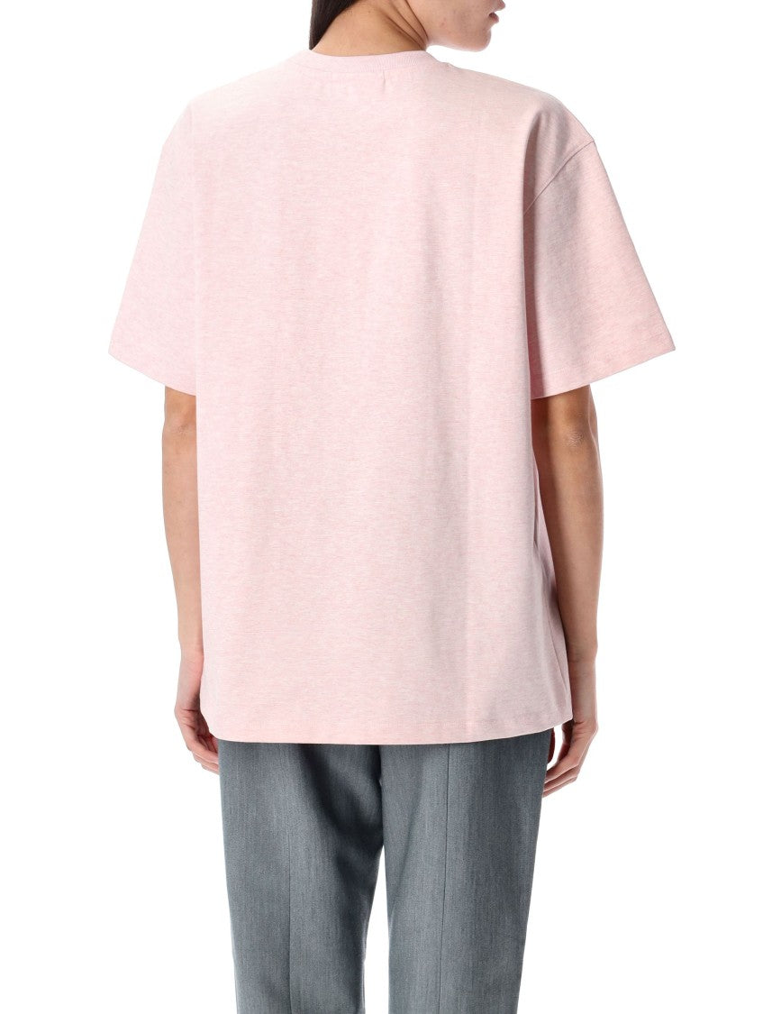 Ganni Embroidered Heart Design Relaxed-Fit T-Shirt