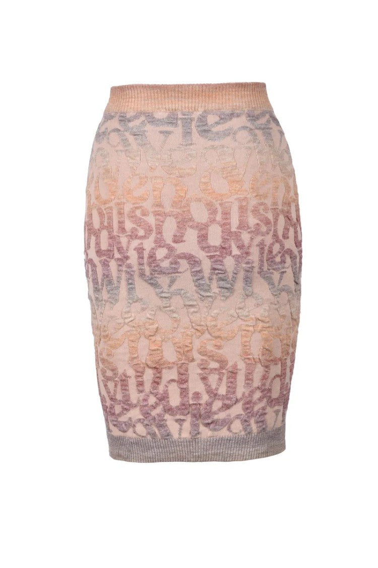 Vivienne Westwood Knitted Beige Mini Skirt