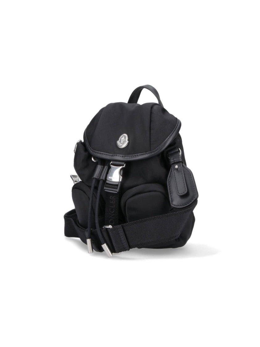 Moncler Black Trick Mini Water-Repellent Backpack