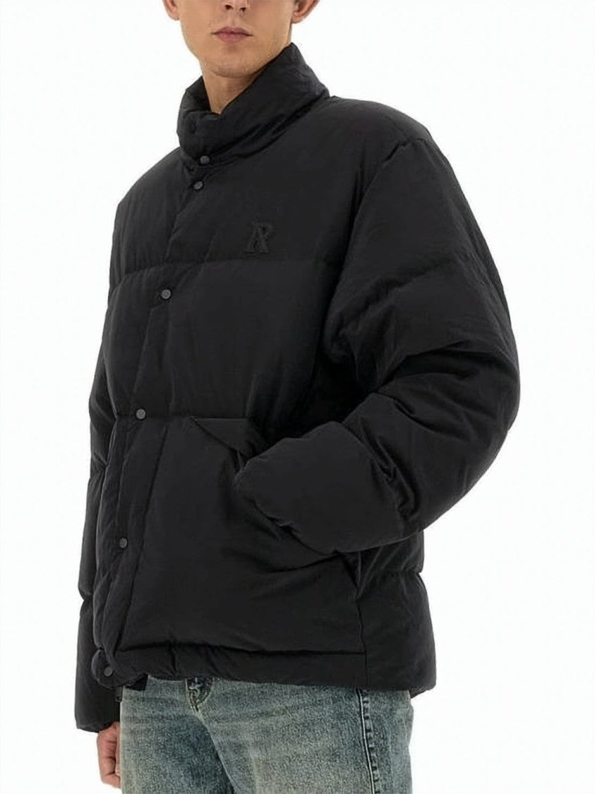 Represent Puffer Jacket With High Collar And Oversized Fit