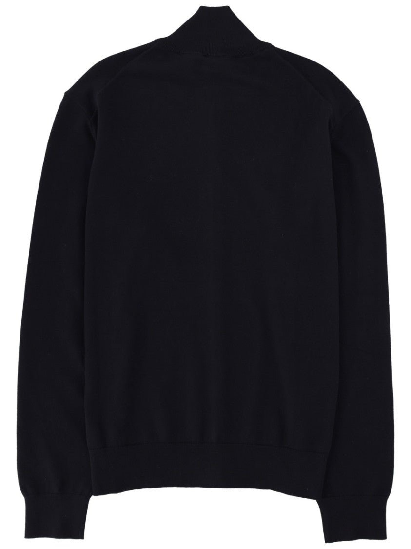 Boss Minimalist Cotton Full-Zip Cardigan