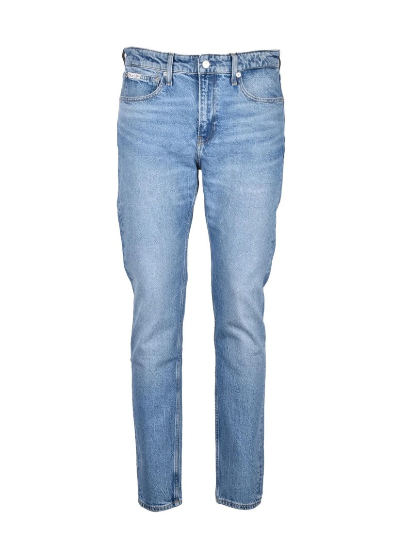 Calvin Klein Jeans Light Blue Five-Pocket Slim Taper Jeans