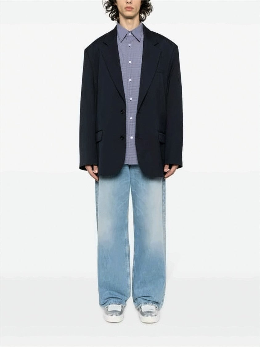 Acne Studios Wide-Leg Denim Pants With Classic Five-Pocket Design