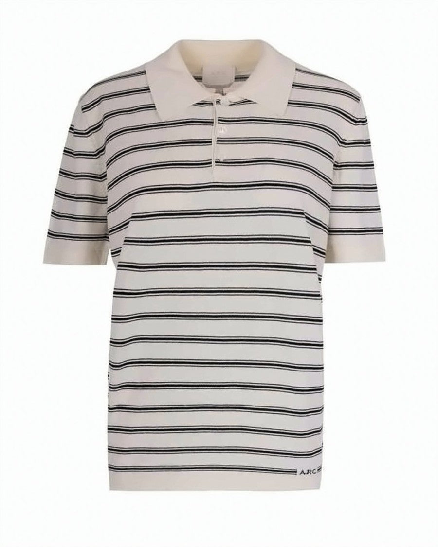 A.P.C. Short-Sleeved Polo Shirt With Classic Collar And Subtle Logo Detail
