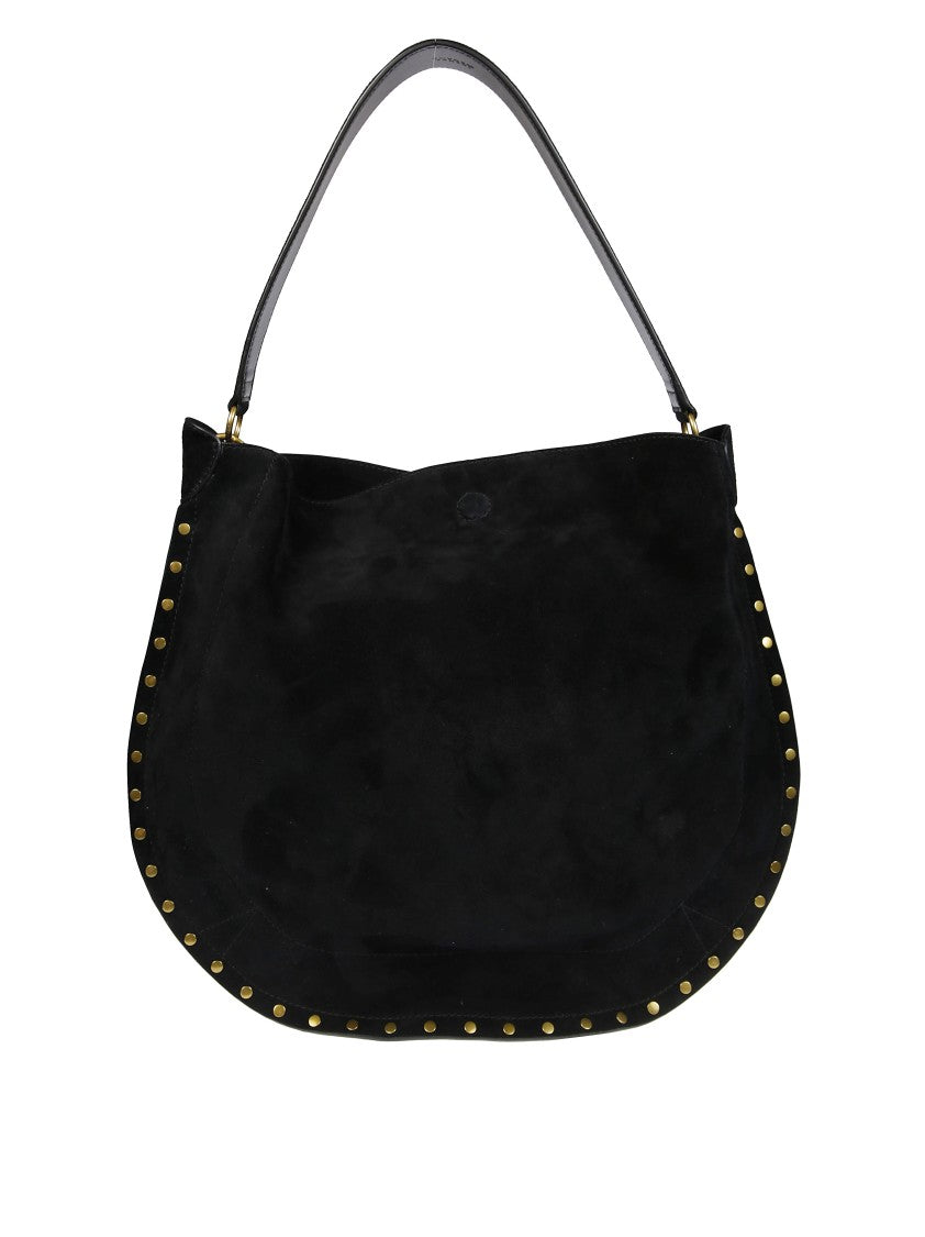Isabel Marant Oskan Hobo Soft-Gz Crescent Suede Shoulder Bag