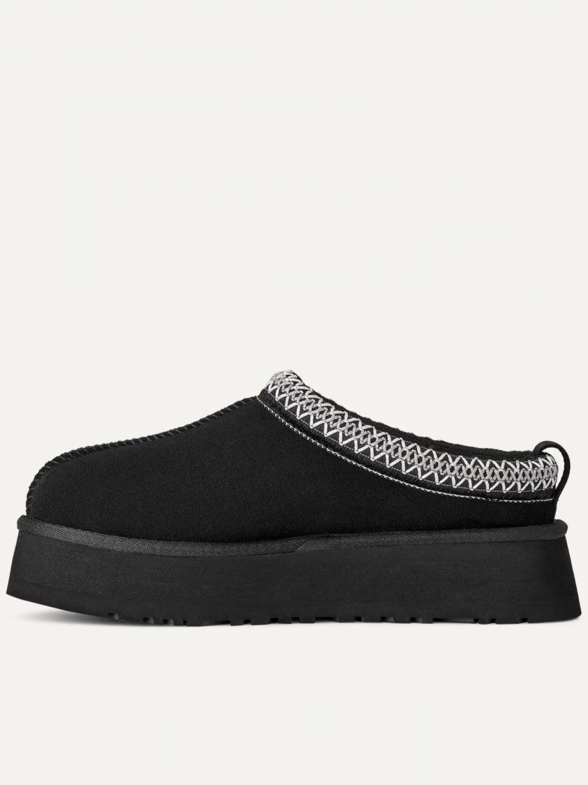 Ugg Black Suede Tazz Ii Slip-On Flats