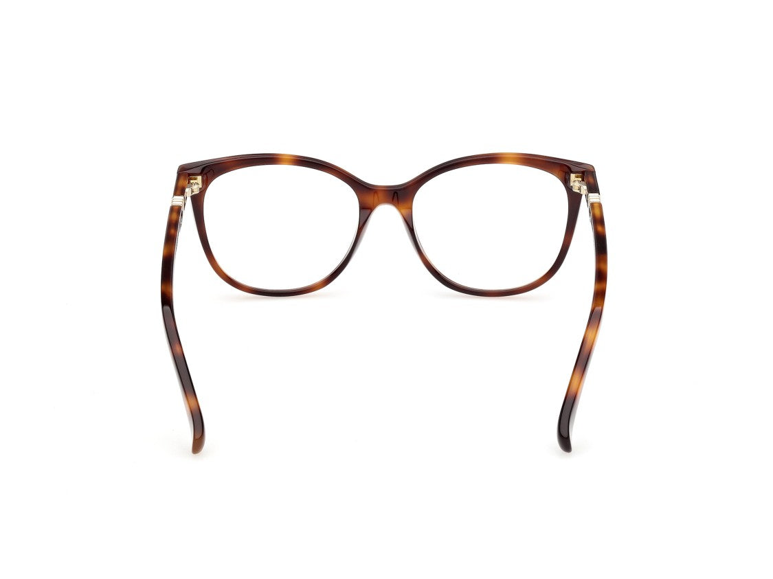 Max Mara Tortoiseshell Mm5238 Oversized Square Eyeglasses