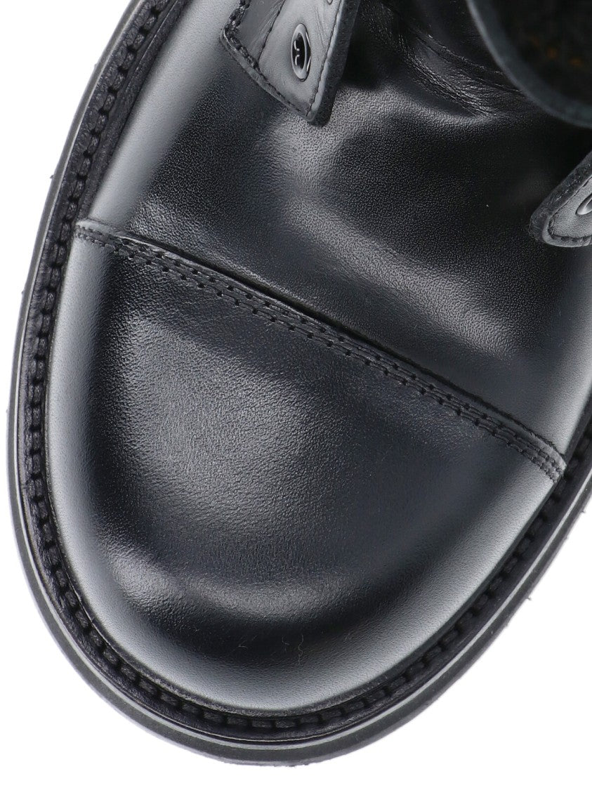 Balenciaga Ankle-High Contemporary Black Boots With Sturdy Sole