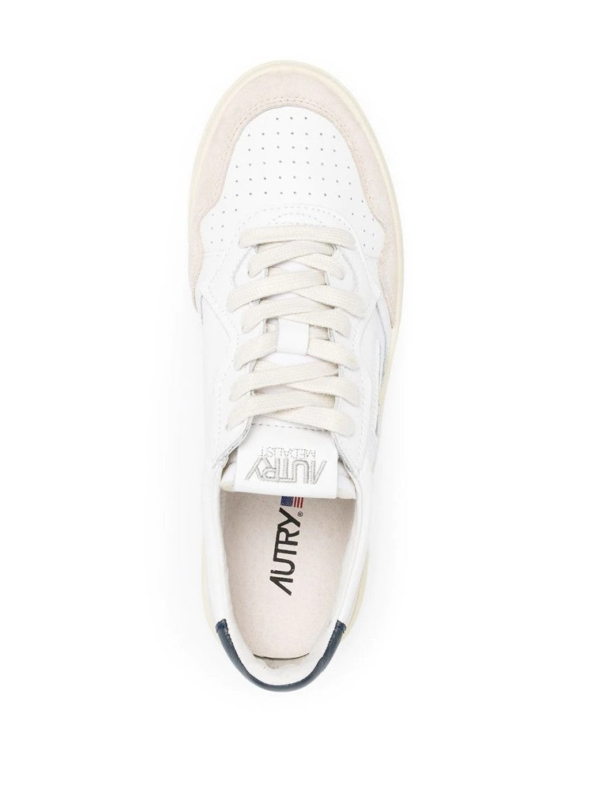 Autry White Low-Top Sneakers