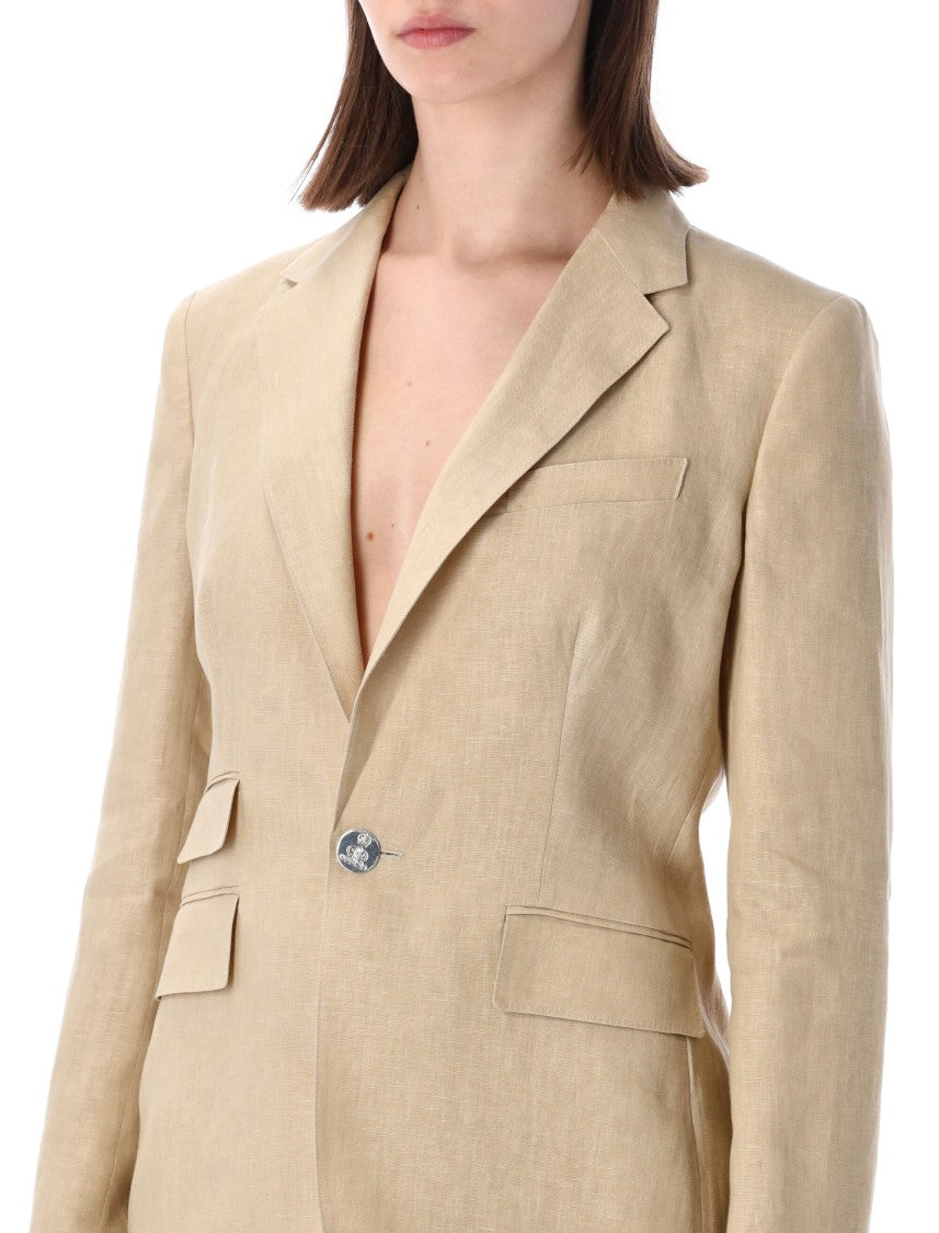 Polo Ralph Lauren Parker Parker Slim Fit Monopetto Linen Blazer
