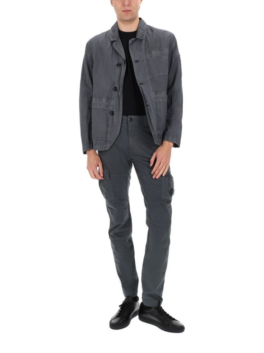 C.P. Company Neutrals 50 Fili Classic Collar Blazer