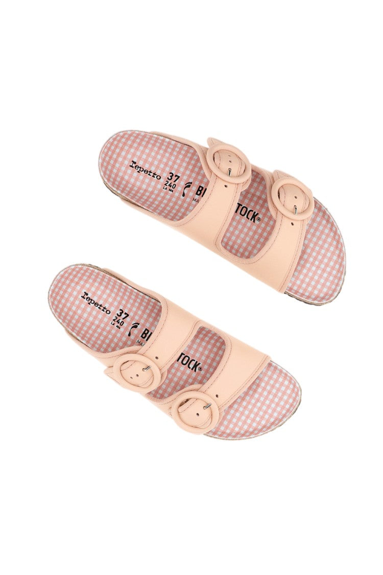 Birkenstock Ballet Flat Inspired Arizona Sandal With Round Buckles
