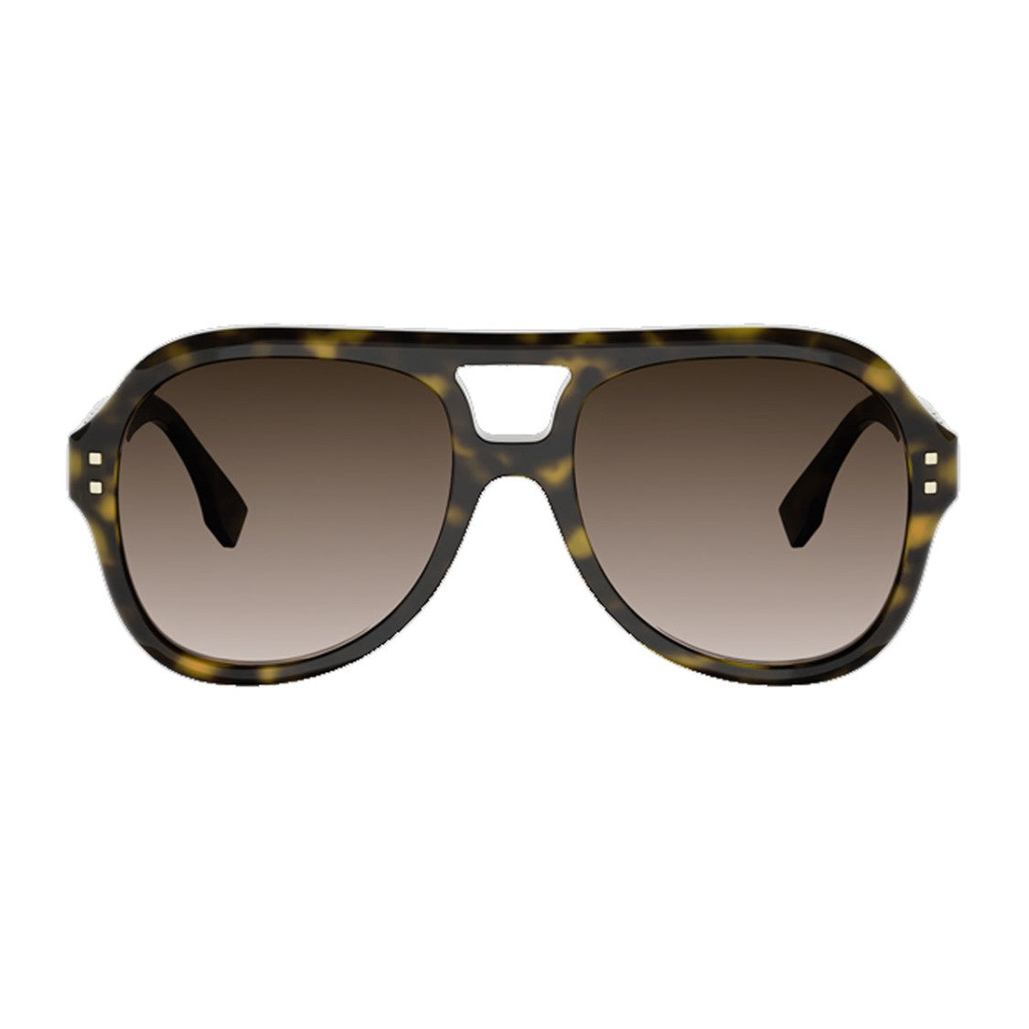 Fendi Havana Five Sisters Acetate Sunglasses