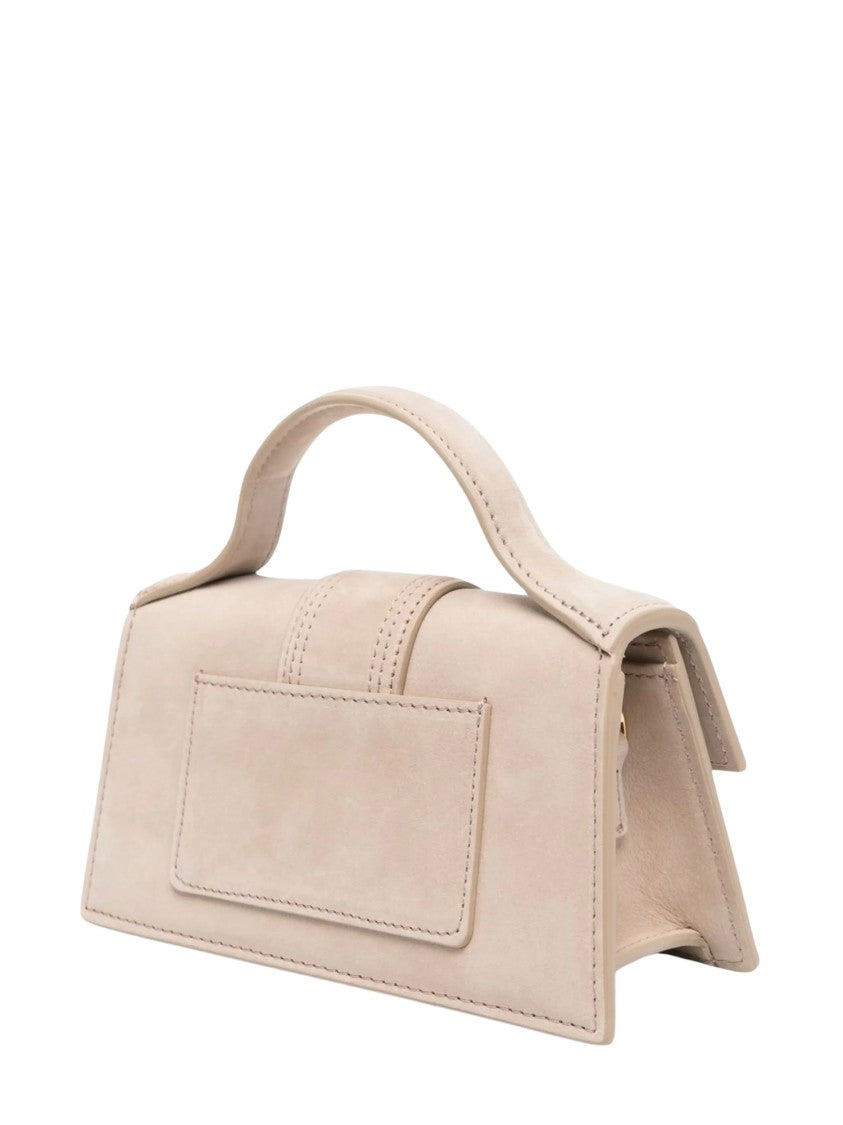 Jacquemus Beige Leather Structured Le Bambino Tote Bag