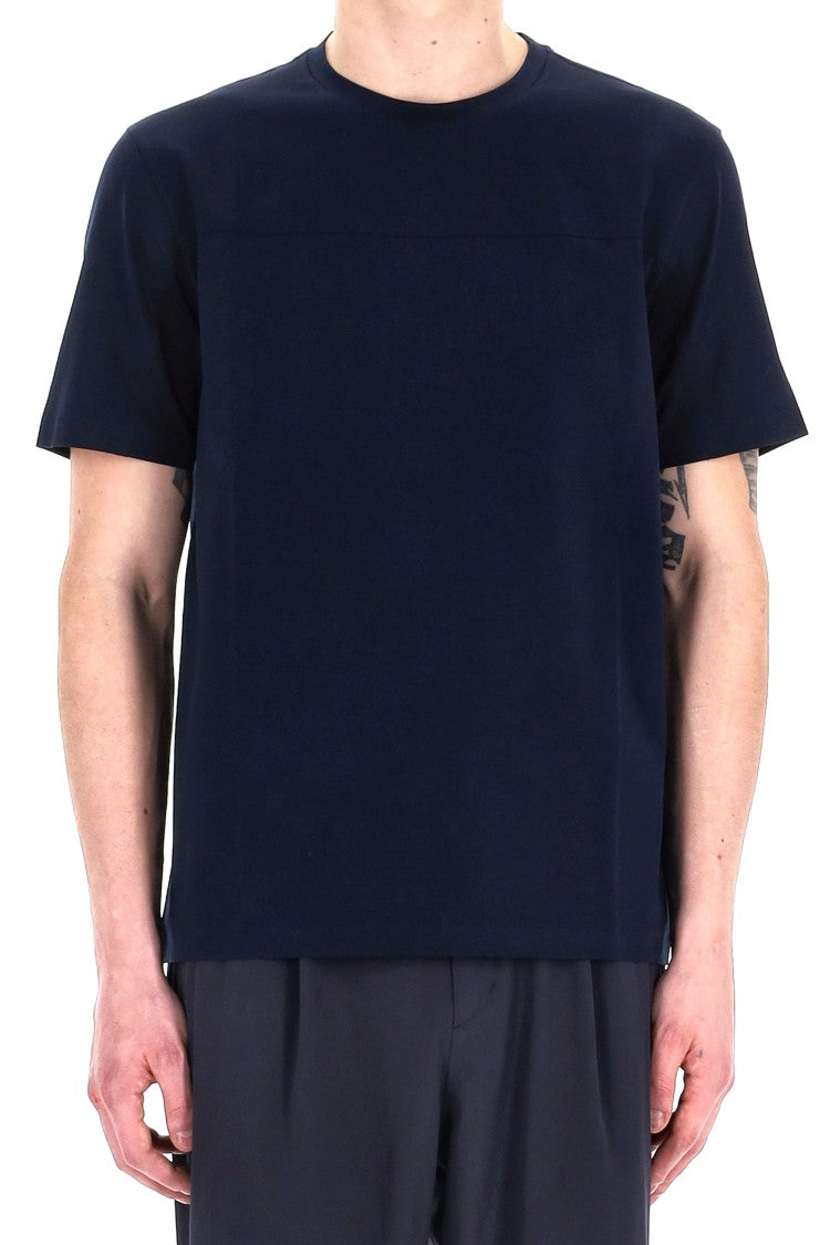 Herno Cotton T-Shirt With Thermo Taping