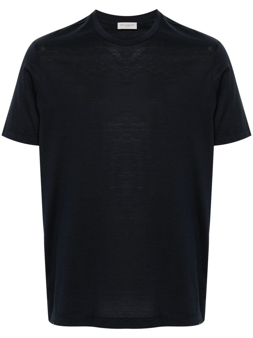 Paul & Shark Silk-Blend Short Sleeve T-Shirt With Relaxed Fit