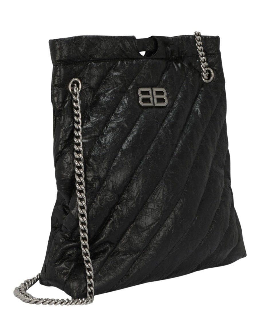 Balenciaga Quilted Medium Tote With Distressed Calfskin Leather