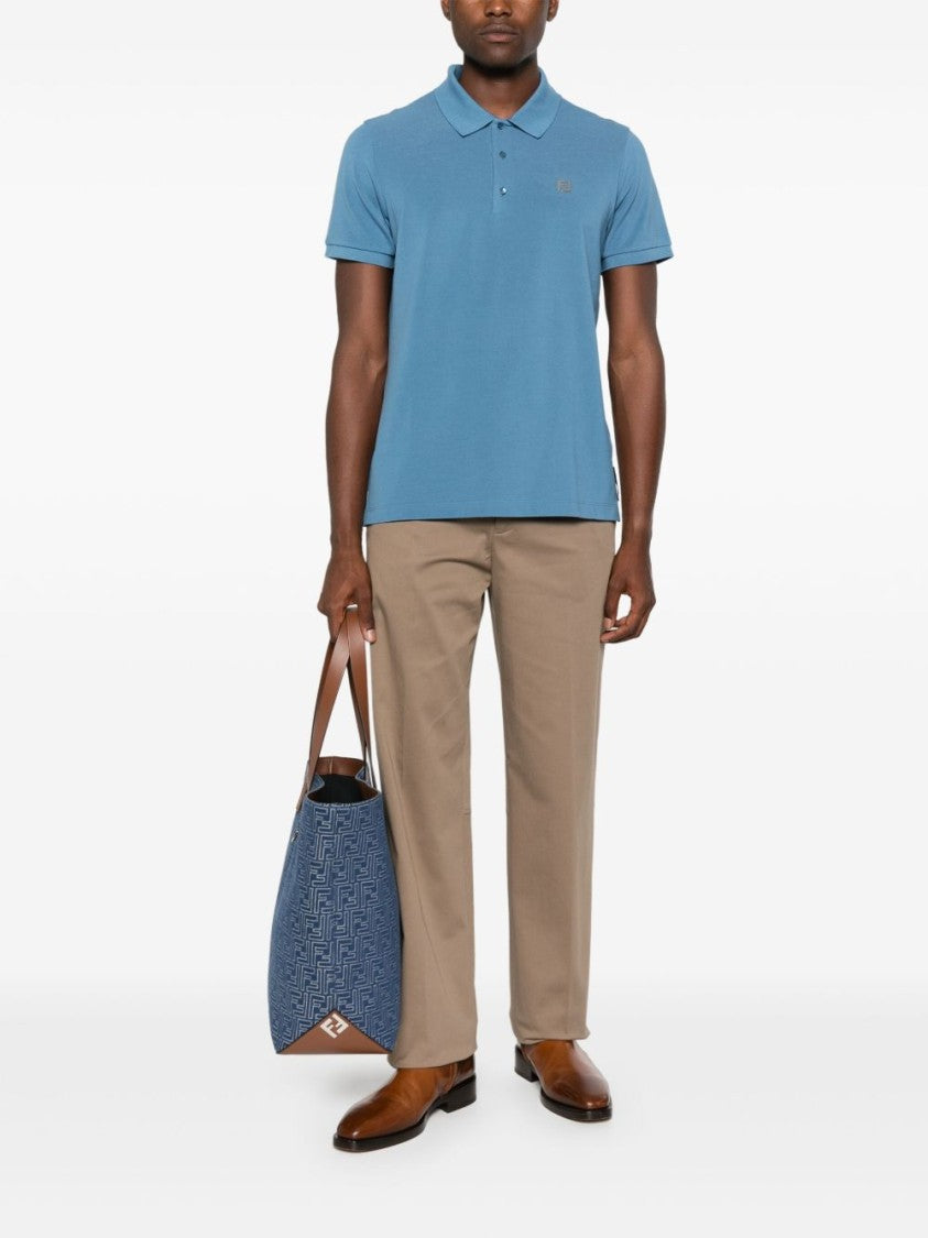 Fendi Piqué Polo Shirt