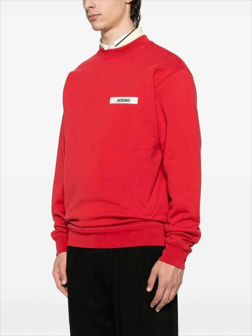Jacquemus Red Long Sleeve Sweatshirt