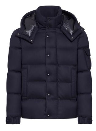 Moncler Quilted Down Jacket With Detachable Hood