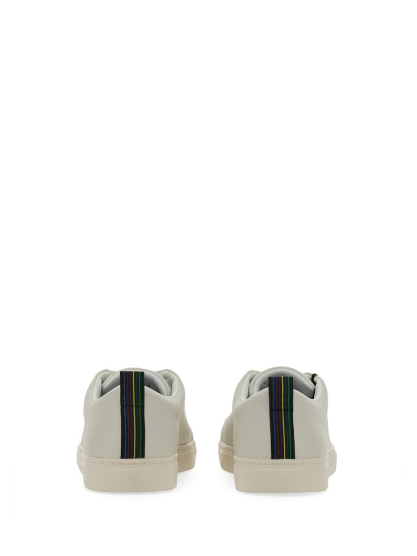 Ps Paul Smith Leather Sneakers With Contrasting Rubber Sole