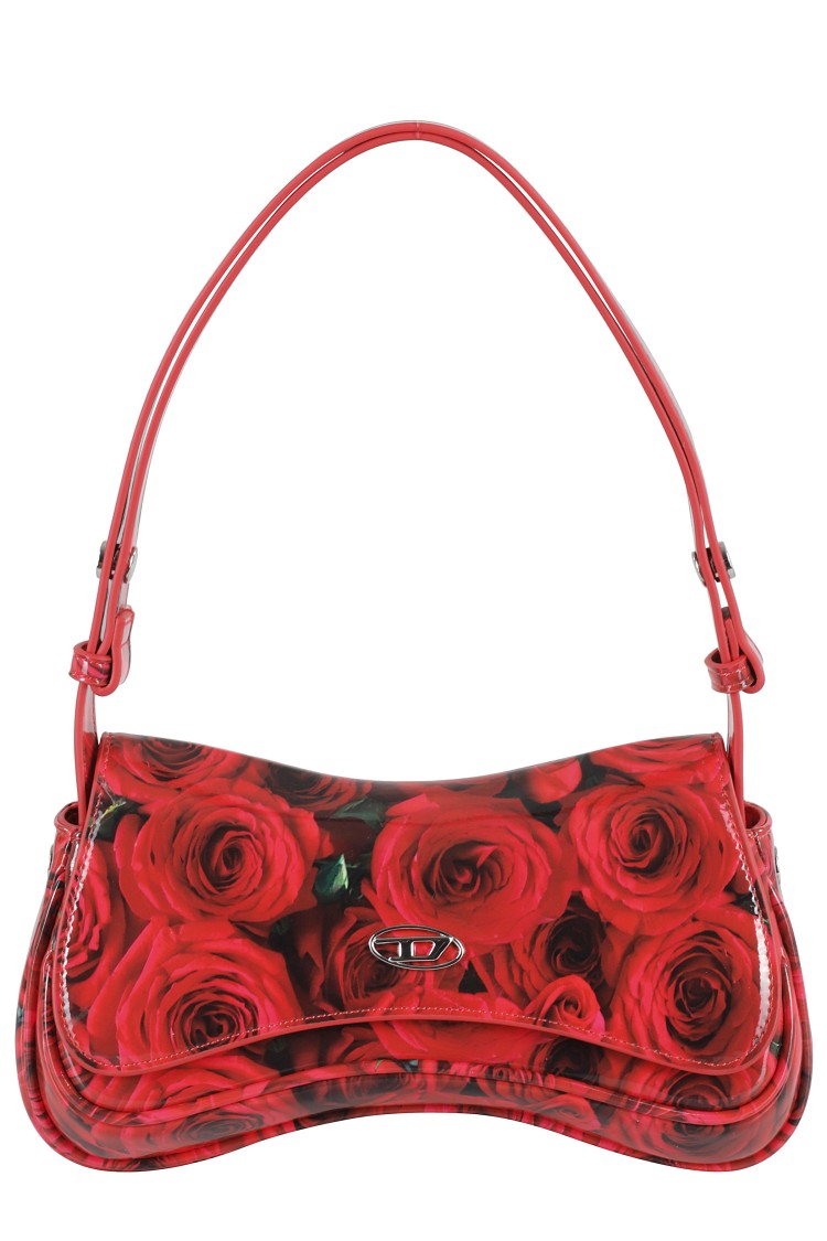 Diesel Floral Print Clutch Bag With Magnetic Closure