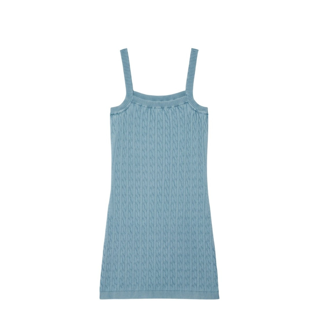 Lacoste Sleeveless Cable Knit Mini Dress