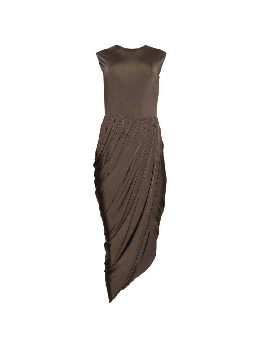 Patou Open Back Dress Mocha