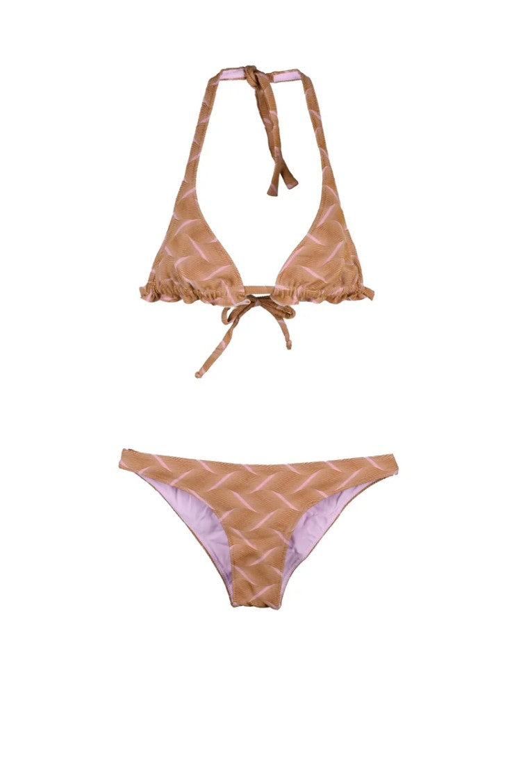Sucrette Two-Piece Halter Neck Swimsuit