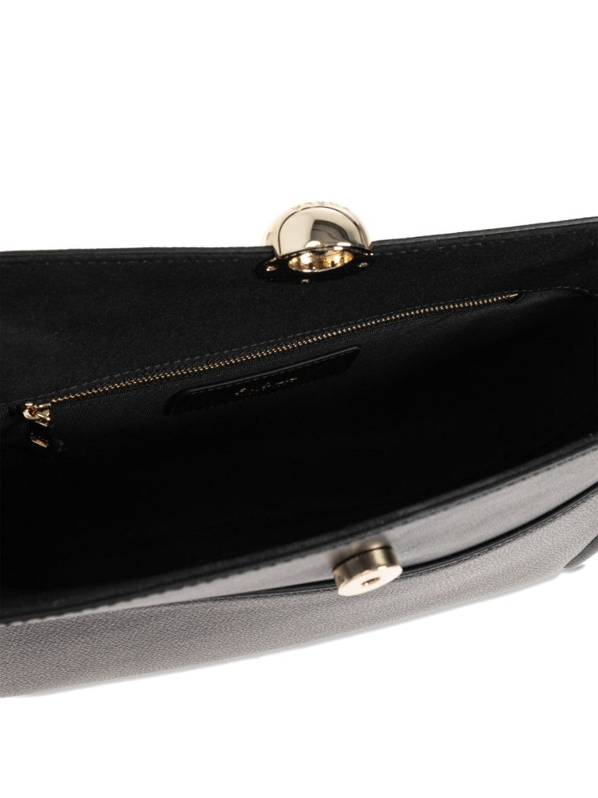 Furla Textured Leather Handbag With Structured Frame